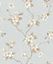Galerie Palazzo Blue Dogwood Floral Embossed Wallpaper