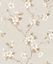 Galerie Palazzo Cream Dogwood Floral Embossed Wallpaper