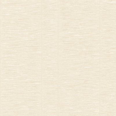 Galerie Palazzo Cream Pleated Stripe Embossed Wallpaper