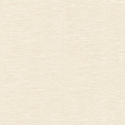 Galerie Palazzo Cream Pleated Stripe Embossed Wallpaper