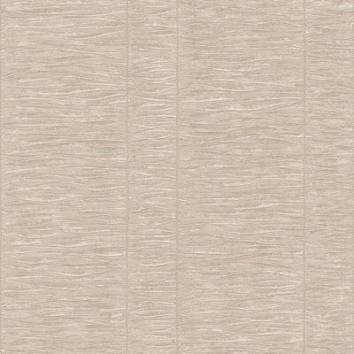 Galerie Palazzo Cream Pleated Stripe Embossed Wallpaper