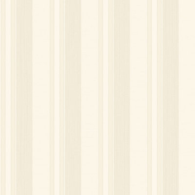 Galerie Palazzo Cream Silk Stripe Embossed Wallpaper | DIY At B&Q