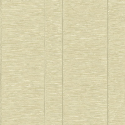 Galerie Palazzo Green Pleated Stripe Embossed Wallpaper