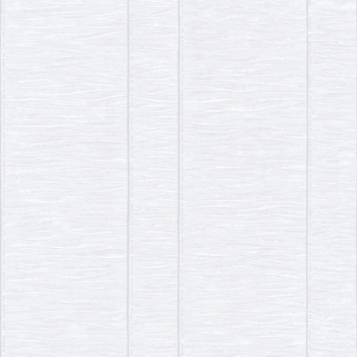 Galerie Palazzo Silver Grey Pleated Stripe Embossed Wallpaper