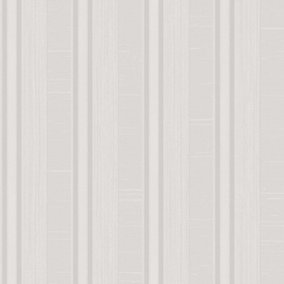 Galerie Palazzo Silver Grey Silk Stripe Embossed Wallpaper