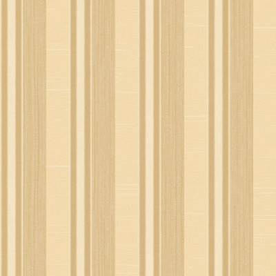 Galerie Palazzo Yellow Gold Silk Stripe Embossed Wallpaper