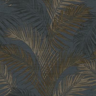 Galerie Palm Tree Blue Wallpaper