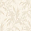 Galerie Passenger Cream Tropical Leaves Smooth Wallpaper