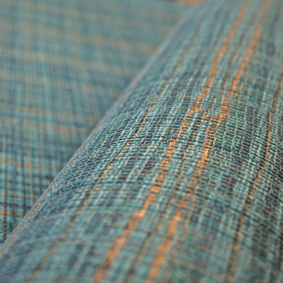 Galerie Pepper Fondo Teal Wild Grass Effect Wallpaper