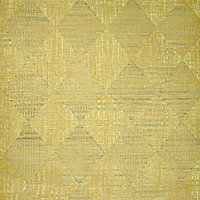 Galerie Pepper Raffia Yellow Shimmer Geometric Diamond Wallpaper