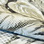 Galerie Pepper Vita Grey Glass Bead Finish Ficus Leaf Wallpaper