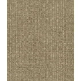 Galerie Perfecto 2 Brown Gold Weave Texture Textured Wallpaper