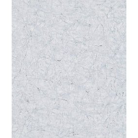 Galerie Perfecto 2 Light Grey Blue Crackle Texture Textured Wallpaper