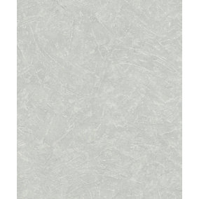 Galerie Perfecto 2 Light Grey Scratched Texture Textured Wallpaper