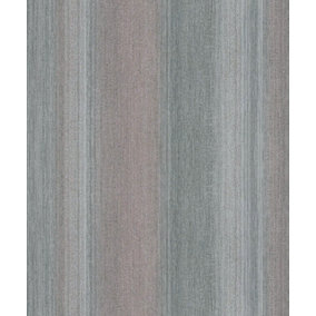 Galerie Perfecto 2 Pink Grey Striped Texture Textured Wallpaper