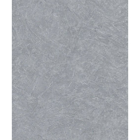 Galerie Perfecto 2 Silver Grey Scratched Texture Textured Wallpaper