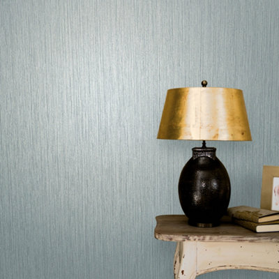 Galerie Perfecto 2 Turquoise Verticle Texture Textured Wallpaper