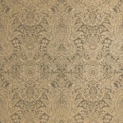 Galerie Precious Brown Glitter Brocade Damask A4 Wallpaper Sample