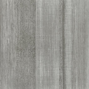 Galerie Precious Warm Grey Glitter Chiffon Damask Wallpaper Roll