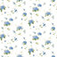 Galerie Pretty Prints Blue Hortensia Floral Trail Wallpaper Roll
