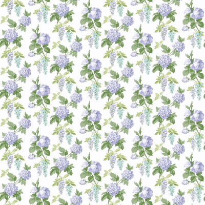 Galerie Pretty Prints Purple Mini Rose A4 Wallpaper Sample