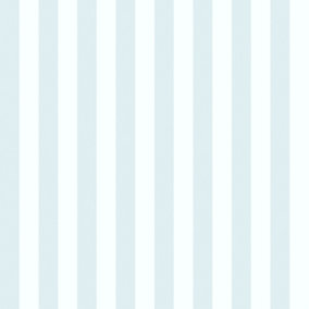 Galerie Rose Garden Blue Formal Stripes Smooth Wallpaper