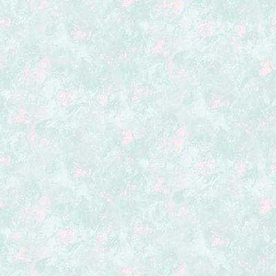 Galerie Rose Garden Blue Plaster Effect Plain Smooth Wallpaper