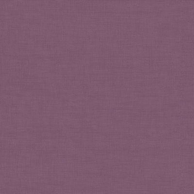 Galerie Rose Garden Purple Lilac Plain Linen Effect Smooth Wallpaper