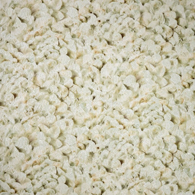 Galerie Salt Arco Sage 3D Embossed Lustre Flower Leaf A4 Wallpaper Sample