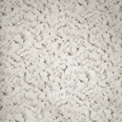 Galerie Salt Arco Sesame 3D Embossed Lustre Flower Leaf Wallpaper Roll