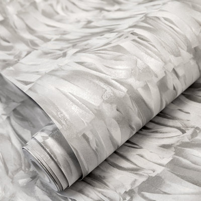 Galerie Salt Calma Allspice Shimmer Paper Strips Design Wallpaper Roll