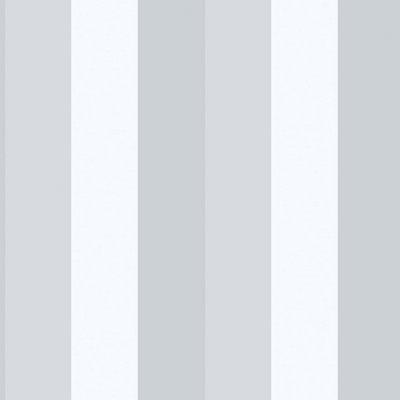 Galerie Secret Garden Grey Vertical Stripe Wallpaper Roll