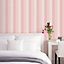Galerie Secret Garden Pink Vertical Stripe Wallpaper Roll