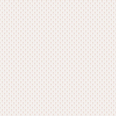 Galerie Secret Garden Taupe/Pink Geometric Floral Scallop Wallpaper Roll