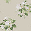Galerie Secret Garden Taupe/White Floral Bouquet Wallpaper Roll