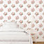 Galerie Secret Garden White/Pink Floral Bouquet Wallpaper Roll