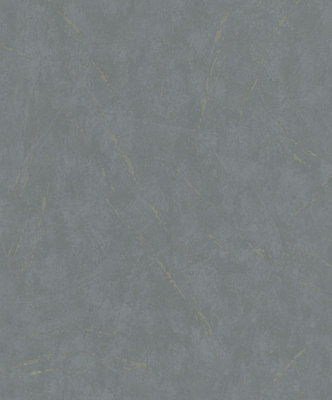 Galerie Serene Collection Grey Metallic Hue Plaster Effect Wallpaper Roll