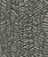 Galerie Serene Collection Metallic Black Botanical Leaves Wallpaper Roll