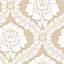 Galerie Shades Beige Floral Trail Smooth Wallpaper