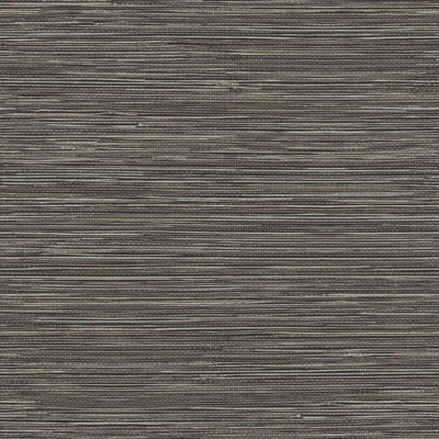 Galerie Shades of Colour Dark Brown Grasscloth Style A4 Wallpaper Sample