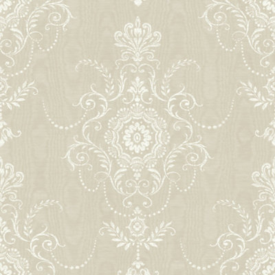 Galerie Silver Grey Colette Wallpaper