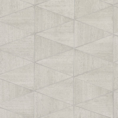 Galerie Silver Grey Graphic Wallpaper