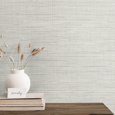 Galerie Silver Grey Mei Wallpaper