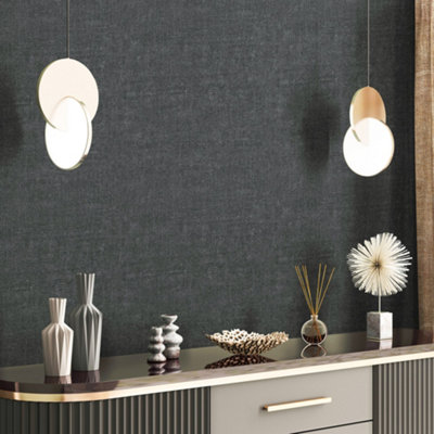 Galerie Silver Grey Uni Wallpaper