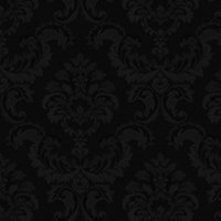 Galerie Simply Silks 4 Black Feathered Damask Embossed Wallpaper