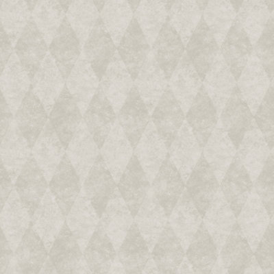 Galerie Simply Silks 4 Grey Harlequin Embossed Wallpaper