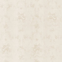 Galerie Simply Silks 4 Ivory Traditional Floral Damask Embossed Wallpaper