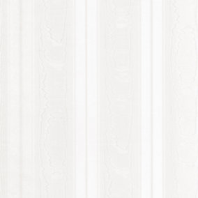 Galerie Simply Silks 4 Pearl Wide Moire Stripe Embossed Wallpaper