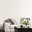 Galerie Simply Silks 4 Soft Grey Matte Shiny Stripe Embossed Wallpaper