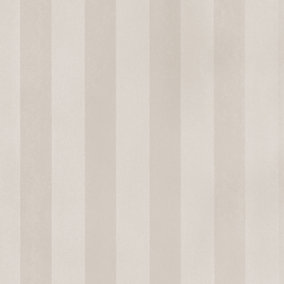 Galerie Simply Silks 4 Taupe Matte Shiny Stripe Embossed Wallpaper
